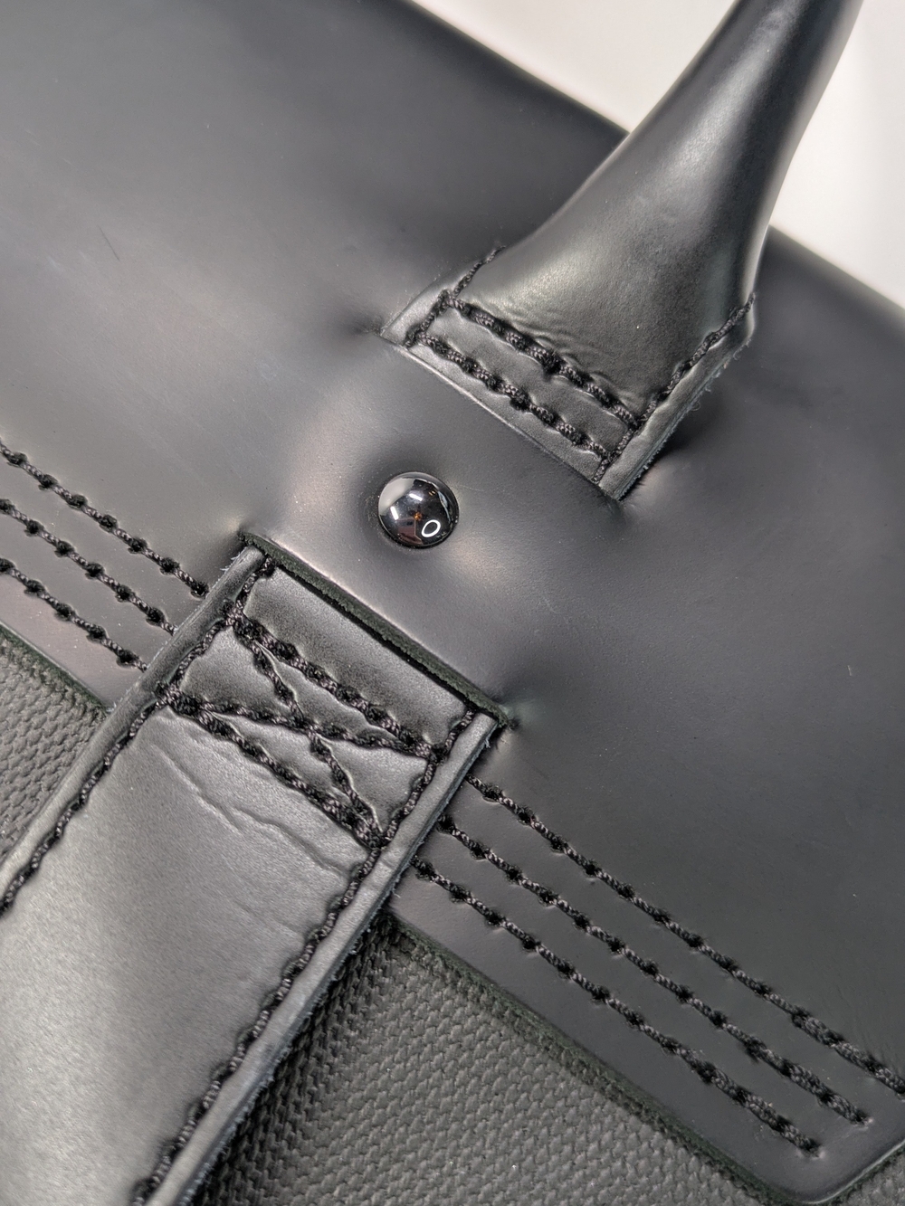 Dr. Martens Black Leather-Trim Backpack for Men - Picture 9 of 16